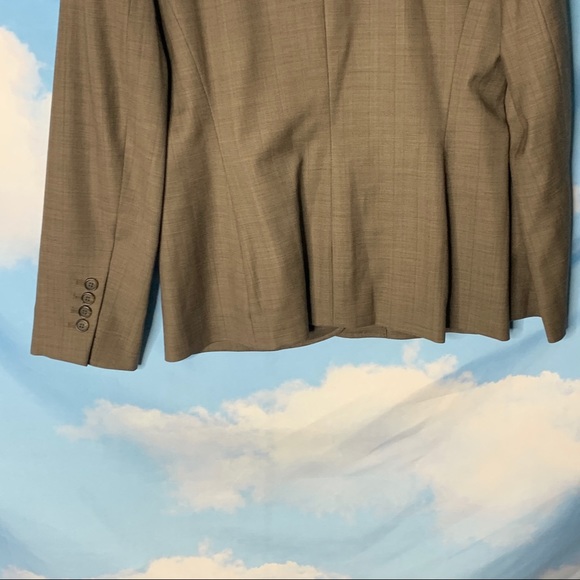 Loft- Brown/Gray Wool Blend Blazer size 8 Petite - Picture 12 of 14